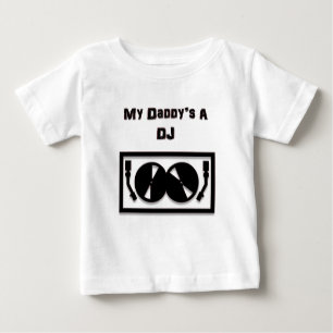 Das A DJ meines Vatis Baby T-shirt