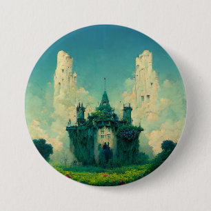 Das abandoned Chateau Fantasy Sci-Fi Button