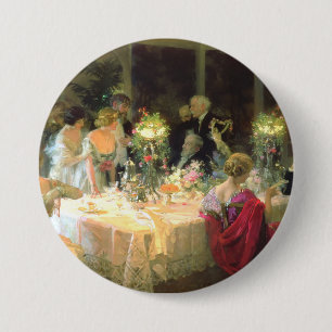 Das Abendessen 1913 von Jules Alexandre Grun Button