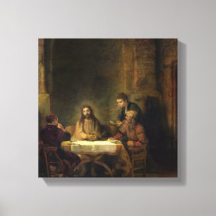 Das Abendessen bei Emmaus, 1648 Leinwanddruck