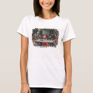 Das Abendessen bei Emmaus (Öl auf Platte) T-Shirt