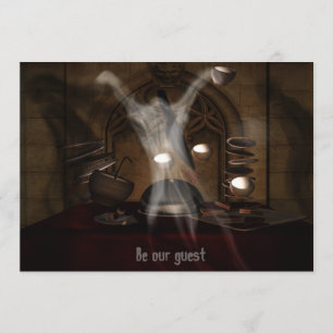 Das Abendessen HALLOWEEN Einladung