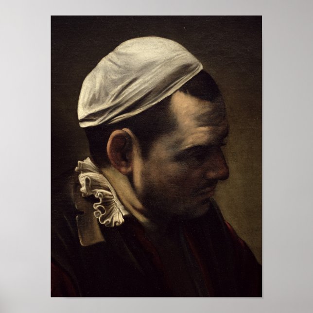 Das Abendessen im Emmaus, 1601 Poster (Vorne)