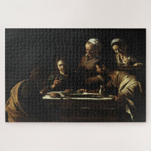 Das Abendessen im Emmaus (1606) von Caravaggio Puzzle