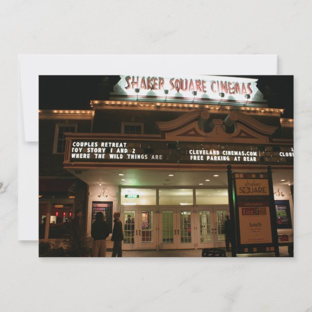 Das Abendessen und die Einladung zu Filmen (Vorderseite)