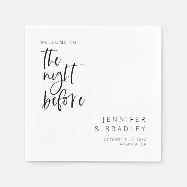 Das Abendessen vor der Probe Serviette (Vorderseite)