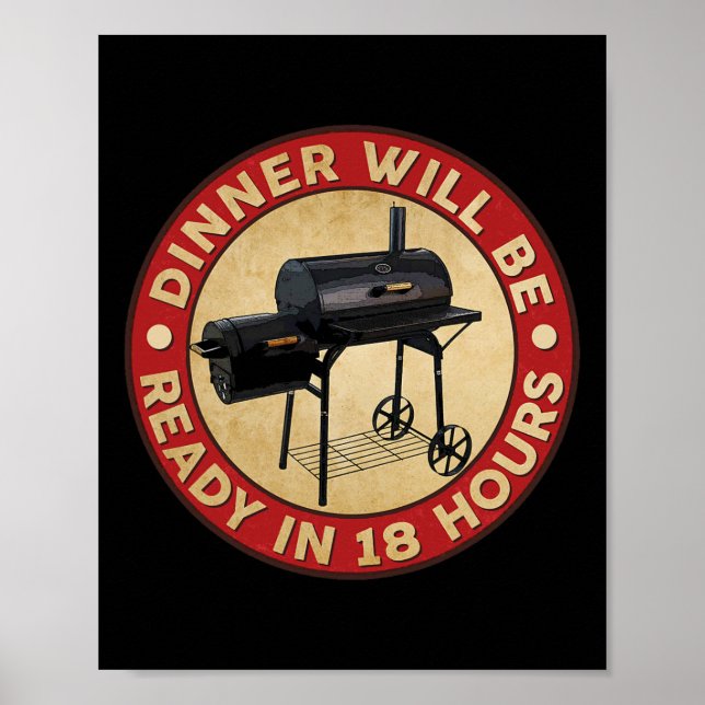 Das Abendessen wird in 18 Stunden Mäuse Fleisch Ra Poster (Vorne)