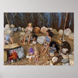 Das Abendessen wird serviert. Poster