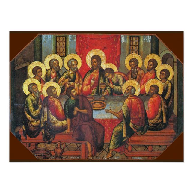 Das Abendmahl des Herrn Poster (Vorderseite)