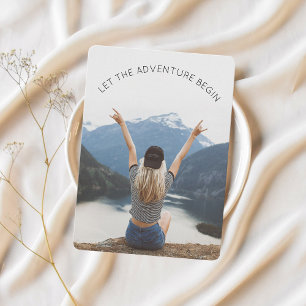 Das Abenteuer Begin Foto Farewell Party gelassen Einladung