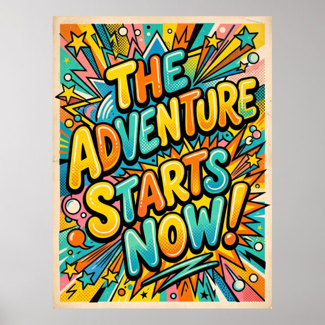 das Abenteuer beginnt jetzt Poster (Vorne)