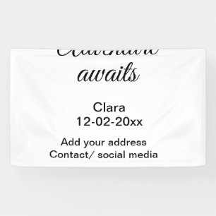 Das Abenteuer beginnt mit dem Hinzufügen des Namen Banner