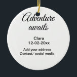 Das Abenteuer beginnt mit dem Hinzufügen des Namen Keramik Ornament<br><div class="desc">Entwurf</div>