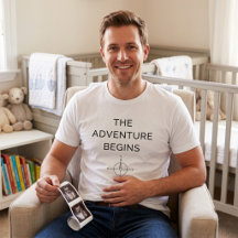 Das Abenteuer Beginnt Süße Neue Baby-Ankündigung 