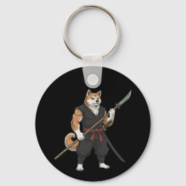 Das Abenteuer des Akita-Gladiator-Hundes Schlüsselanhänger
