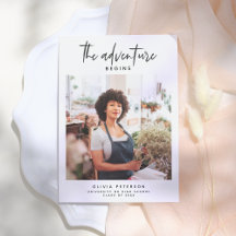 Das Abenteuer fängt mit dem Abschluss des modernen