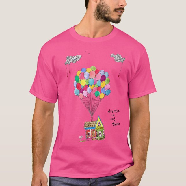 Das Abenteuer ist da draußen. T-Shirt (Vorderseite)