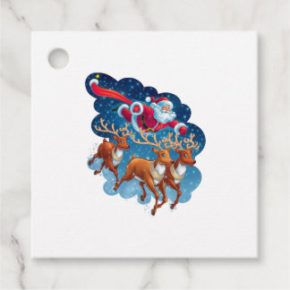 Das Abenteuer von Santa Sleigh Geschenkanhänger