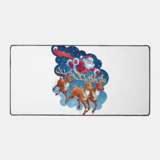 Das Abenteuer von Santa Sleigh Schreibtischunterlage