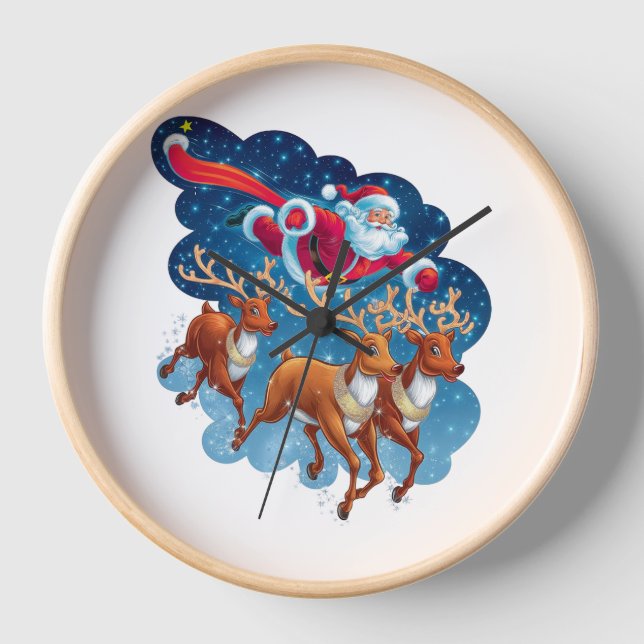 Das Abenteuer von Santa Sleigh Uhr (Vorderseite)