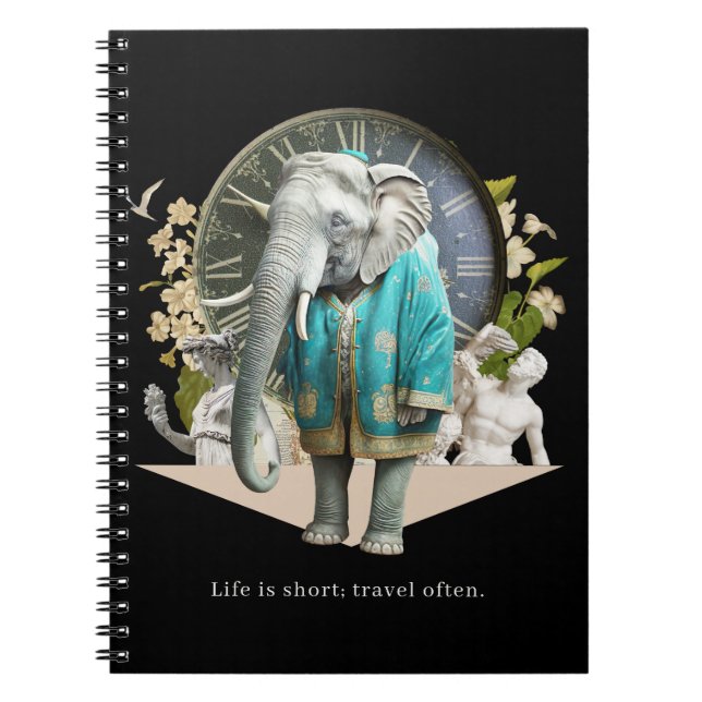 Das abenteuerliche Reiseangebot Notizblock (Vorderseite)