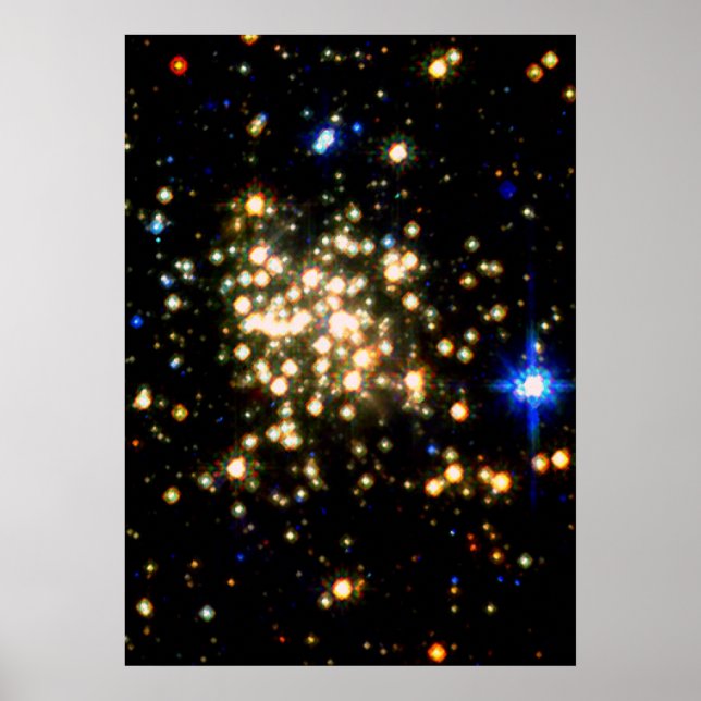 Das abenteuerlichste Sternencluster der Milchstraß Poster (Vorne)