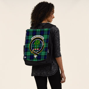 Das Abercrombie-Clan-Wappen-Tartan-Karomuster Rucksack