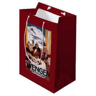 Das abschüssiger Verein-fördernde Plakat Mittlere Geschenktüte