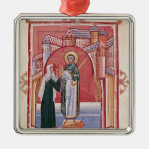 Das Äbtissin-Hilda-Angebot Silbernes Ornament