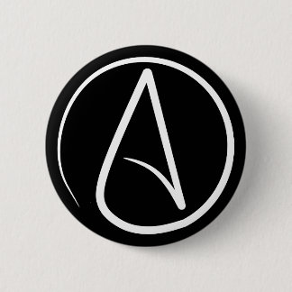 Das Abzeichen des Atheisten Button