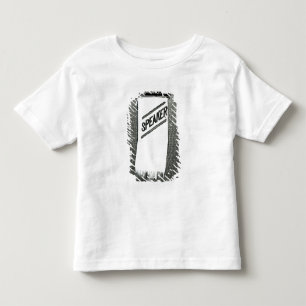 Das Abzeichen des Lautsprecher für die Kleinkind T-shirt