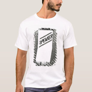 Das Abzeichen des Lautsprecher für die T-Shirt