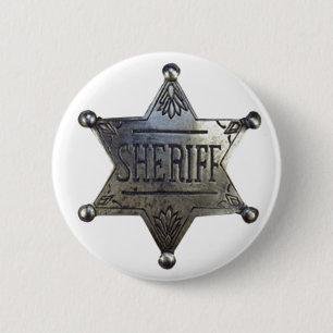 Das Abzeichen des Sheriffs Button