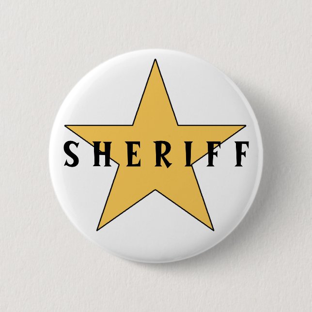 Das Abzeichen des Sheriffs Button (Vorderseite)
