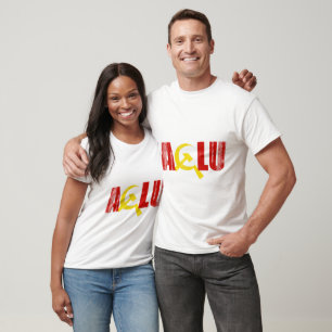 Das ACLU ist kommunistisches Faded.png T-Shirt