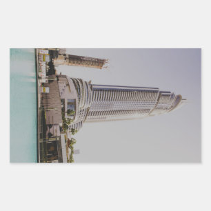 Das Address Hotel Downtown Dubai Rechteckiger Aufkleber
