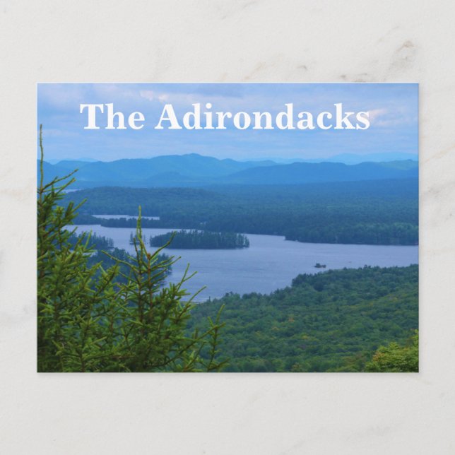 Das Adirondack-Gebirge Postkarte (Vorderseite)