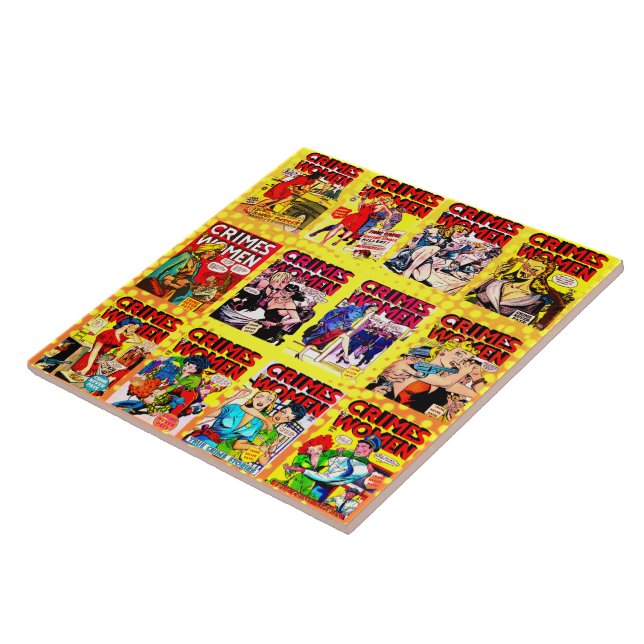 Das Adventure-Comic des Golden Age deckt Frauenver Fliese (Seite)