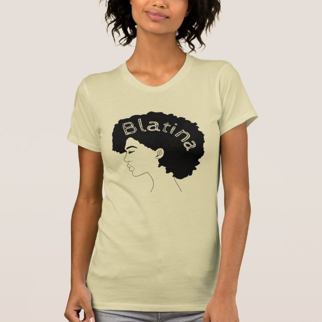 Das "afro-Latina" Reihe Blatina themenorientierte T-Shirt (Vorderseite)