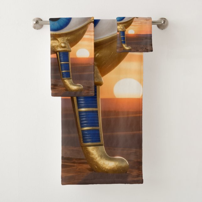 Das Ägyptische Auge´3 Badhandtuch Set (Insitu)