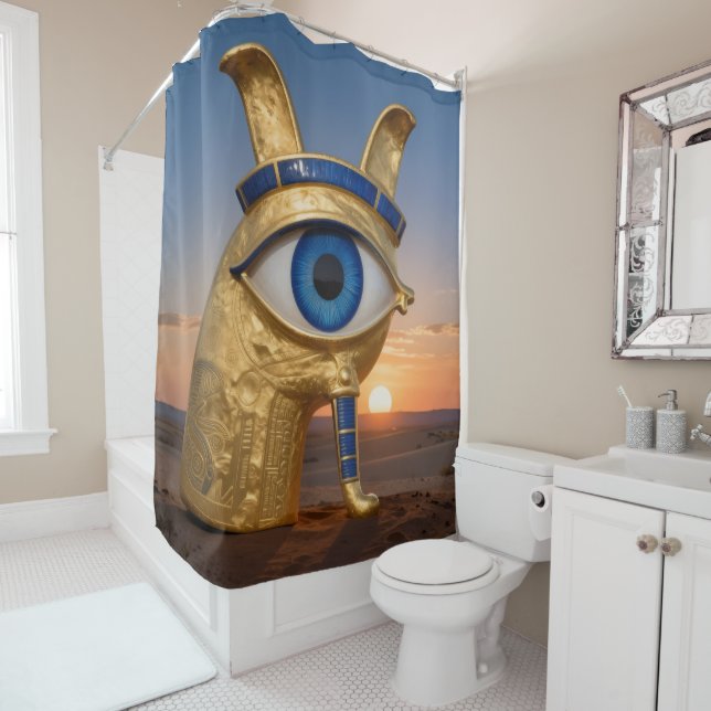 Das Ägyptische Auge´3 Duschvorhang (Beispiel)