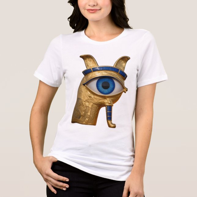 Das Ägyptische Auge´3 Tri-Blend Shirt (Vorderseite)