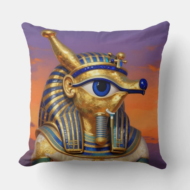 Das Ägyptische Auge´5 Kissen (Vorderseite)