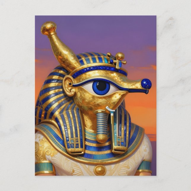 Das Ägyptische Auge´5 Postkarte (Vorderseite)