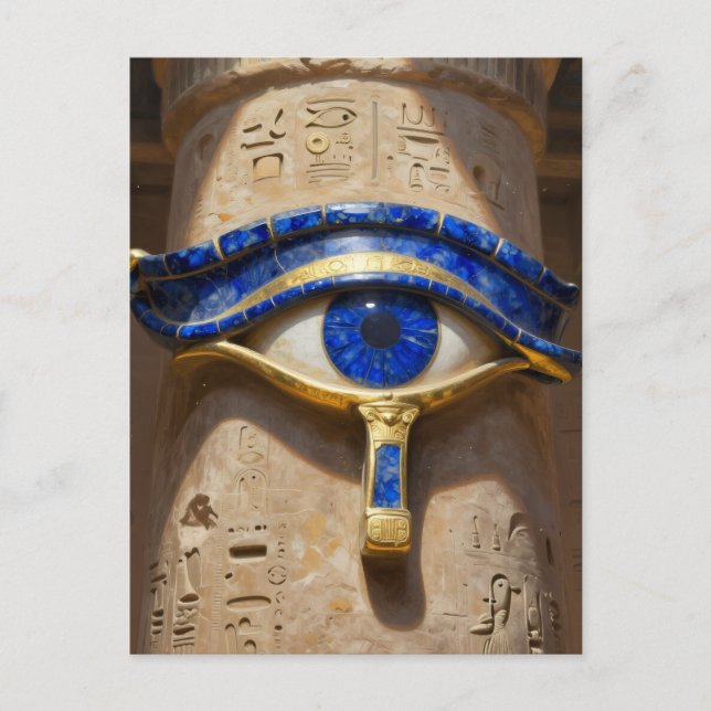 Das Ägyptische Auge´6 Postkarte (Vorderseite)
