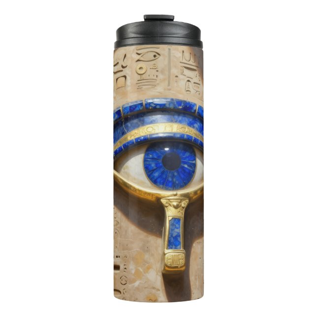 Das Ägyptische Auge´6 Thermosbecher (Vorderseite)