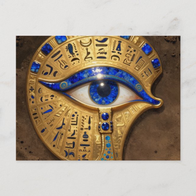 Das Ägyptische Auge´7 Postkarte (Vorderseite)