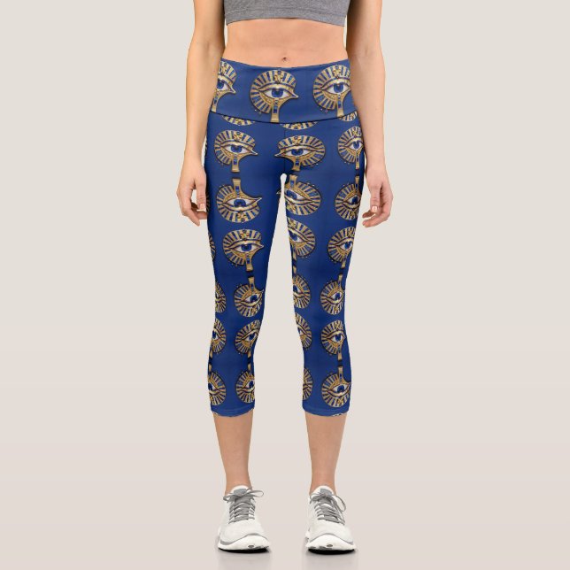 Das Ägyptische Auge´8 Capri Leggings (Vorderseite)