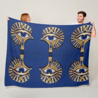 Das Ägyptische Auge´8 Fleecedecke