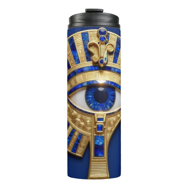 Das Ägyptische Auge´8 Thermosbecher (Vorderseite)